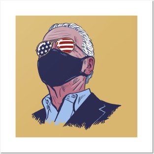 Biden's America (masked version) Posters and Art